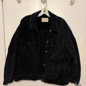 We The Free Black Corduroy Jacket